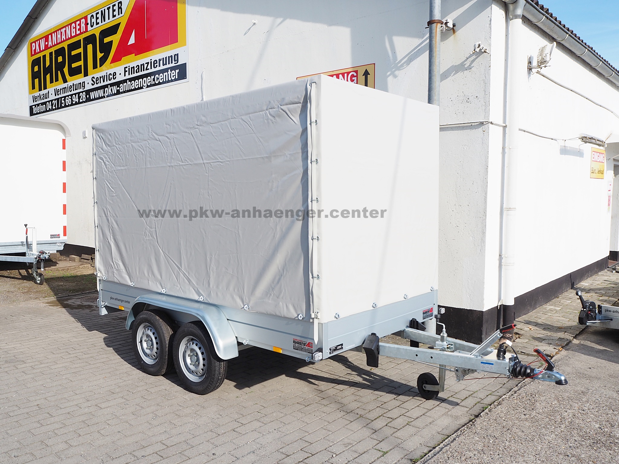 a-AN-2000-301x151x180-GTT-PG-lichtgrau-1 Anssems GTT 2000 301x151x180cm Planenanhänger Tandem
